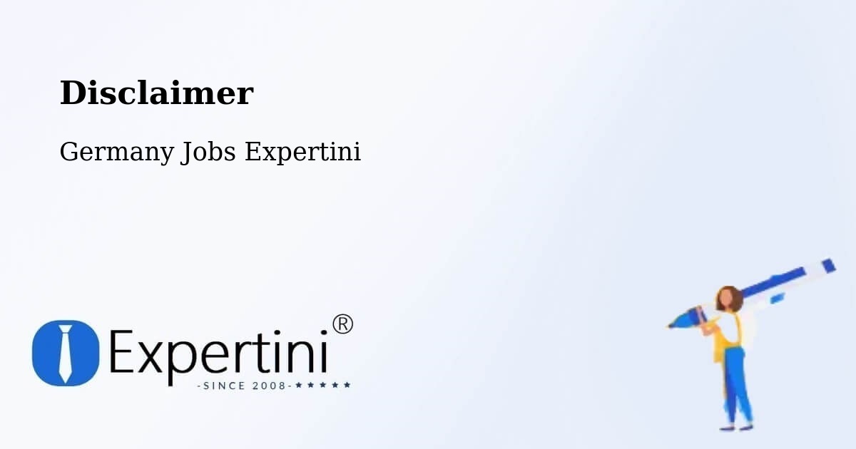 Disclaimer – Heubach - Germany Jobs Expertini